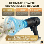 Bharatrad™ Cordless Car & Home Air Blower (20000 RPM)