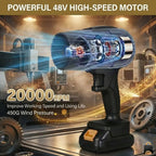 Bharatrad™ Cordless Car & Home Air Blower (20000 RPM)